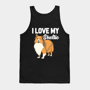 I Love My Sheltie Tank Top